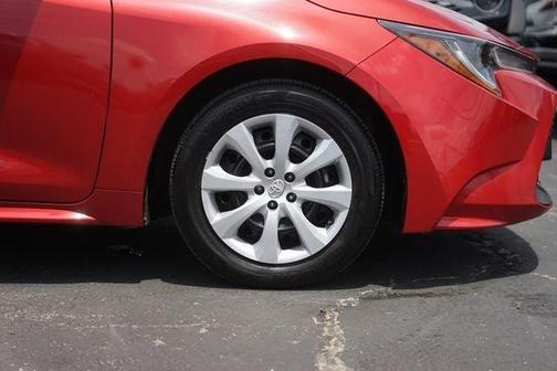Barcelona Red Metallic 2021 Toyota Corolla LE