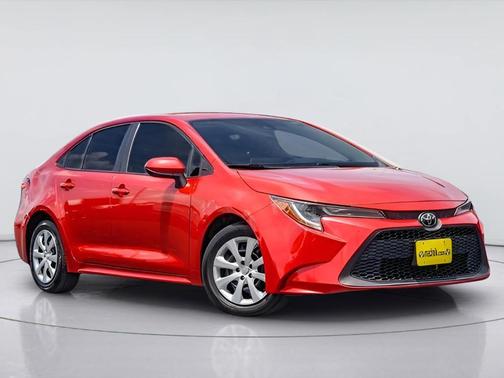 Barcelona Red Metallic 2021 Toyota Corolla LE