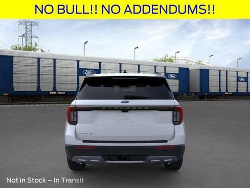 Space White Metallic 2026 Ford Explorer Active