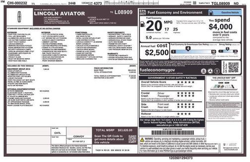 2026 Lincoln Aviator Reserve AWD