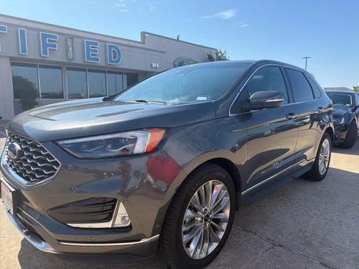 Magnetic Metallic 2020 Ford Edge Titanium