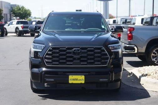Midnight Black Metallic 2024 Toyota Sequoia Platinum
