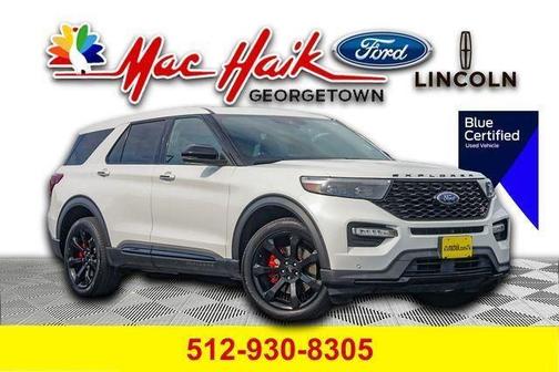 White Metallic 2022 Ford Explorer ST