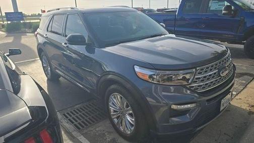 Blue Metallic 2021 Ford Explorer Limited