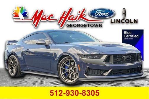 Blue 2024 Ford Mustang Dark Horse