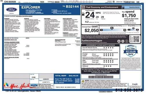 Agate Black Metallic 2026 Ford Explorer Active