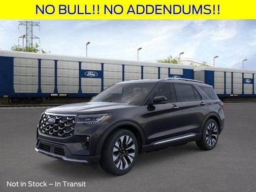Agate Black Metallic 2026 Ford Explorer Platinum