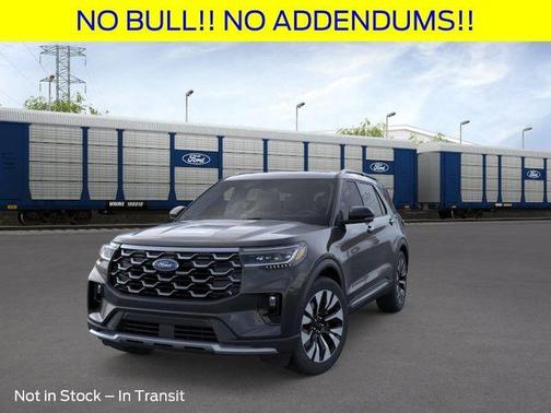 Agate Black Metallic 2026 Ford Explorer Platinum