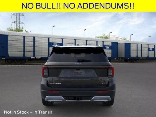 Agate Black Metallic 2026 Ford Explorer Platinum