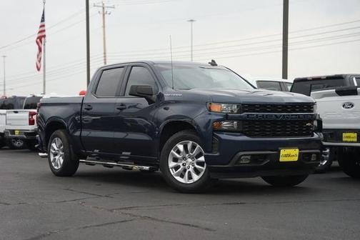 Northsky Blue Metallic 2020 Chevrolet Silverado 1500 Custom