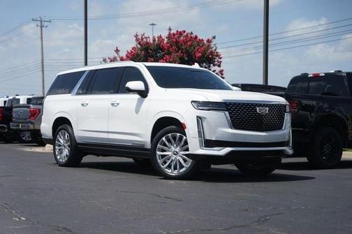 Crystal White Tri-Coat 2024 Cadillac Escalade ESV Premium Luxury