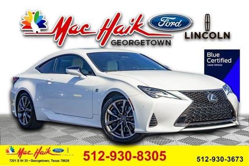 Ultra White 2022 Lexus RC 350 F Sport