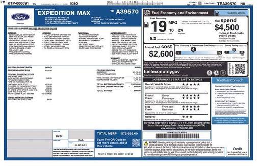Dark Matter Gray Metallic 2026 Ford Expedition Max Active