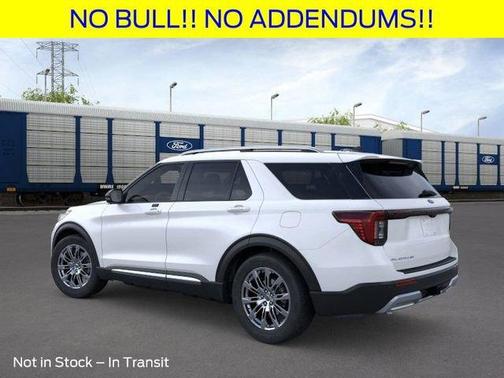 Star White 2026 Ford Explorer Platinum