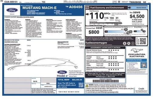 Desert Sand 2026 Ford Mustang Mach-E Premium