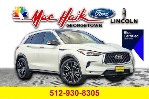 Majestic White 2021 INFINITI QX50 Luxe