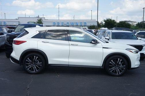 Majestic White 2021 INFINITI QX50 Luxe