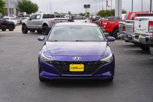 Intense Blue 2021 Hyundai ELANTRA SEL