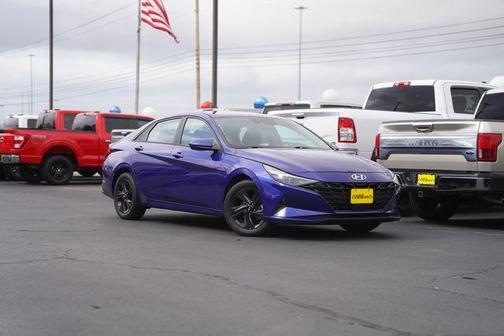 Intense Blue 2021 Hyundai ELANTRA SEL