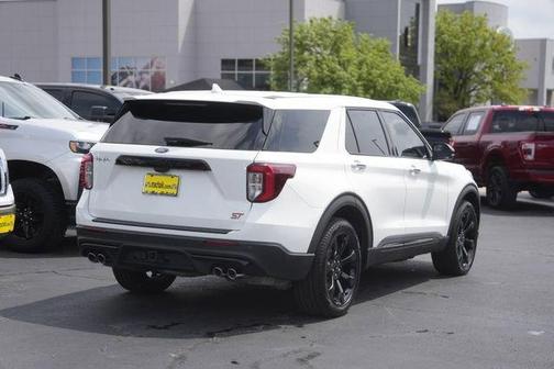 White 2022 Ford Explorer ST