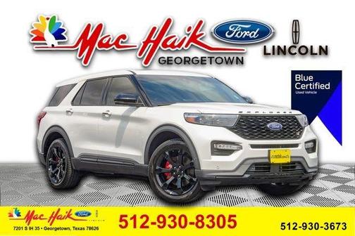 White 2022 Ford Explorer ST