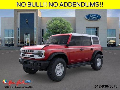 Ruby Red Metallic Tinted Clearcoat 2026 Ford Bronco Heritage Edition