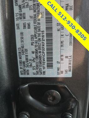 2015 Ford F-150 XLT