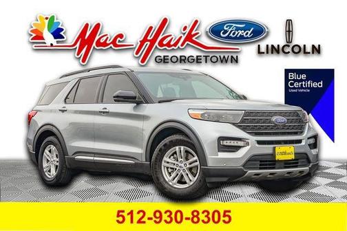 Iconic Silver Metallic 2022 Ford Explorer XLT