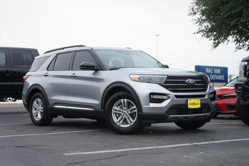 Iconic Silver Metallic 2022 Ford Explorer XLT