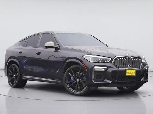 Carbon Black Metallic 2021 BMW X6 M50i