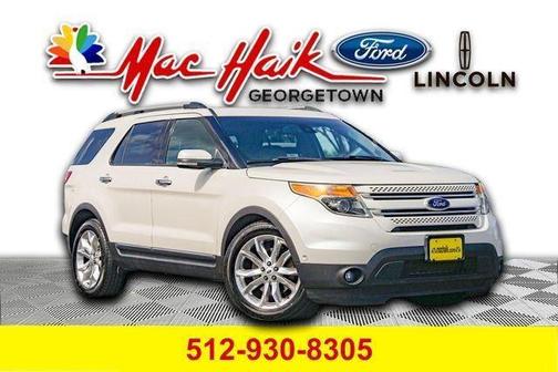 White Platinum Clearcoat Metallic 2015 Ford Explorer Limited