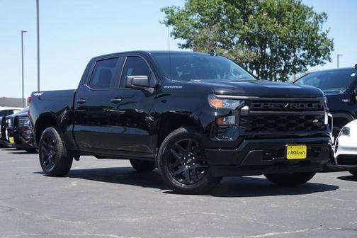 Black 2025 Chevrolet Silverado 1500 Custom