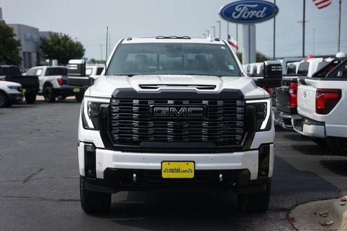White Frost Tri-Coat 2025 GMC Sierra 2500 Denali Ultimate