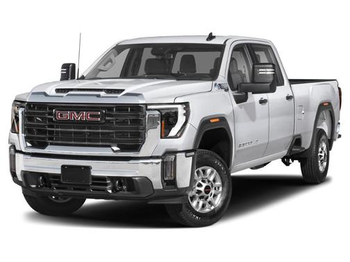 White Frost Tri-Coat 2025 GMC Sierra 2500 Denali Ultimate