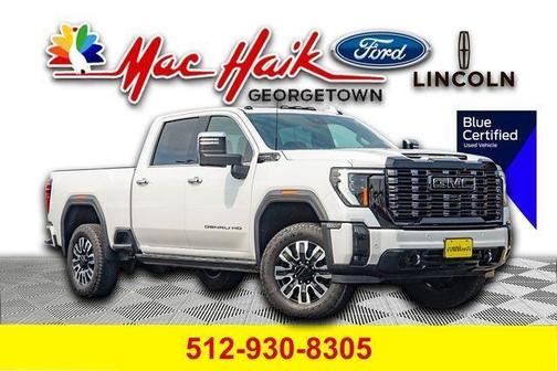 White Frost Tri-Coat 2025 GMC Sierra 2500 Denali Ultimate