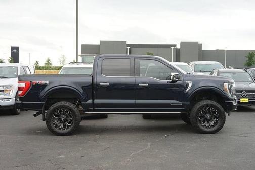 Blue Metallic 2021 Ford F-150 Platinum