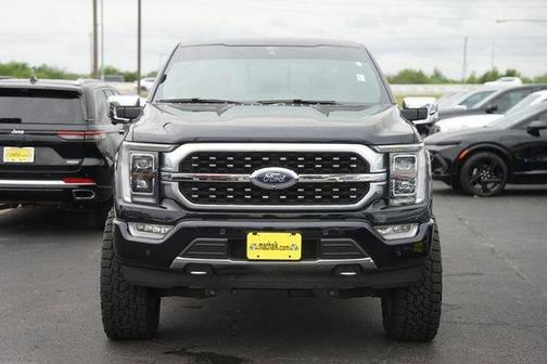 Blue Metallic 2021 Ford F-150 Platinum
