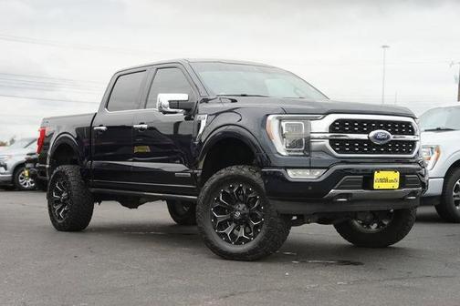 Blue Metallic 2021 Ford F-150 Platinum