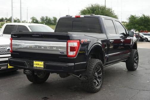 Blue Metallic 2021 Ford F-150 Platinum