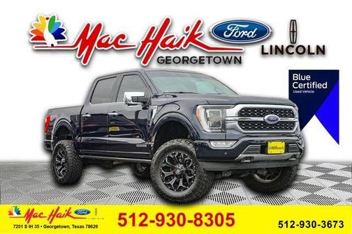 Blue Metallic 2021 Ford F-150 Platinum