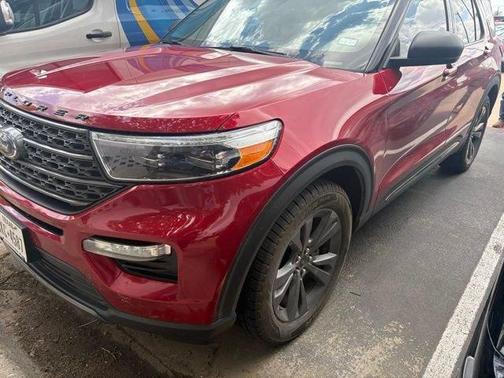 Red 2021 Ford Explorer XLT