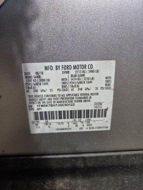 Ingot Silver 2018 Ford Explorer Base