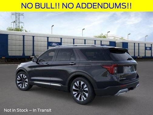 Agate Black Metallic 2026 Ford Explorer Platinum
