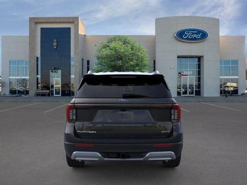 Agate Black Metallic 2026 Ford Explorer Platinum