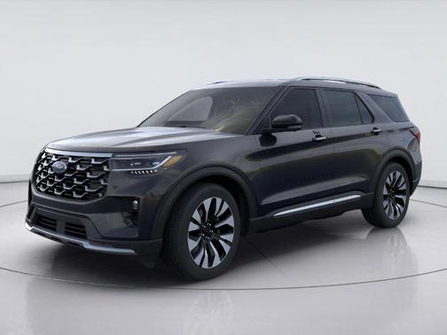 Agate Black Metallic 2026 Ford Explorer Platinum