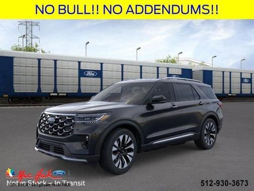 Agate Black Metallic 2026 Ford Explorer Platinum