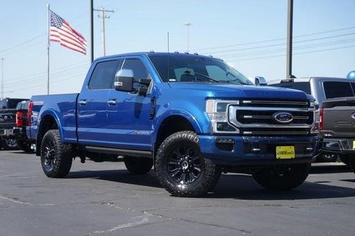 Blue Metallic 2022 Ford F-350 Platinum