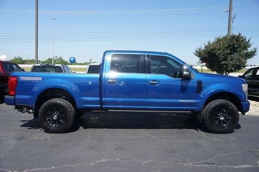 Blue Metallic 2022 Ford F-350 Platinum