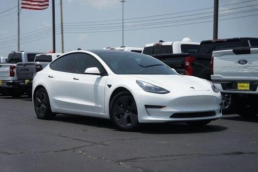 Pearl White Multi 2021 Tesla Model 3 Standard Range Plus