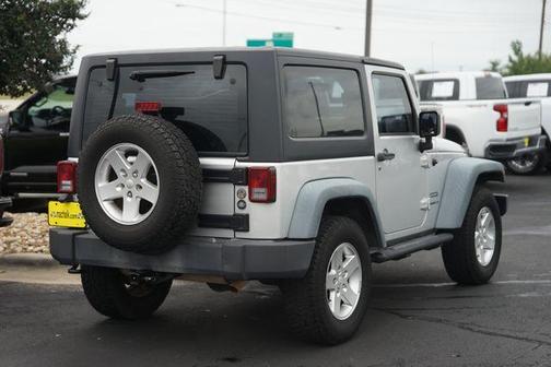 Bright Silver Clearcoat Metallic 2012 Jeep Wrangler Sport